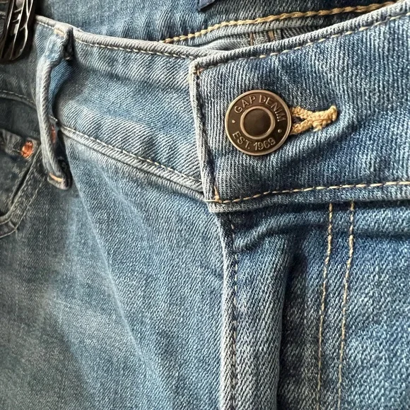 GAP Women's Classic Straight Leg Blue Jeans - 12/31R - Picture 7 of 8